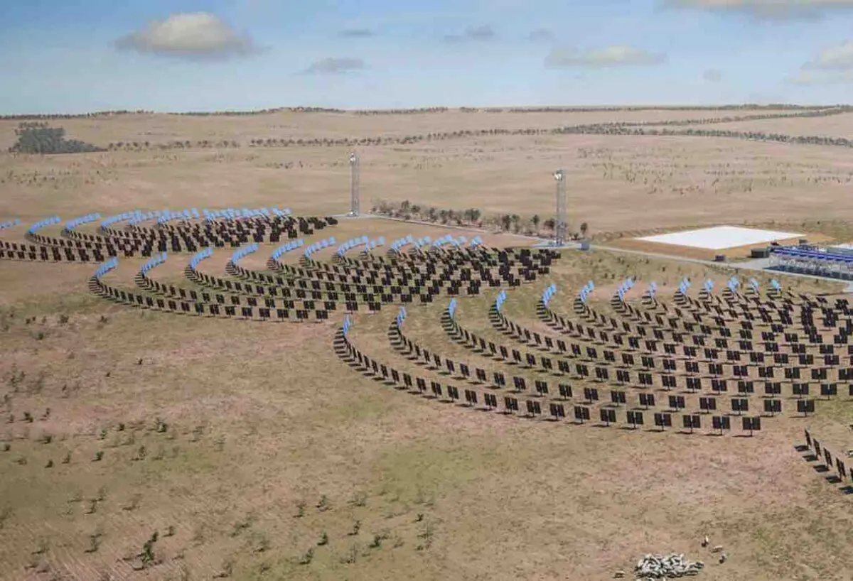 RenewEconomy: Huge solar tower and hydro storage project takes shape in South Australia